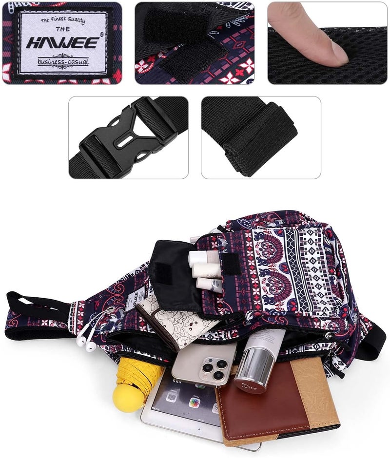 HAWEE Backpack Sling for Women Anti-Water Crossbody Bag Inclined Adjustable Pack | Casual, Adjustable Strap, Water Repellent, for Travel/Sport - Image 3